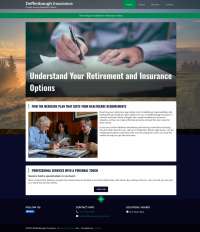 Deffenbaugh Insurance Website Screenshot